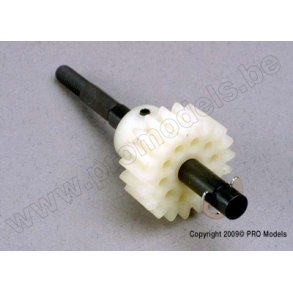 Drive gear, single-speed (19-tooth)/ slipper shaft Traxxas