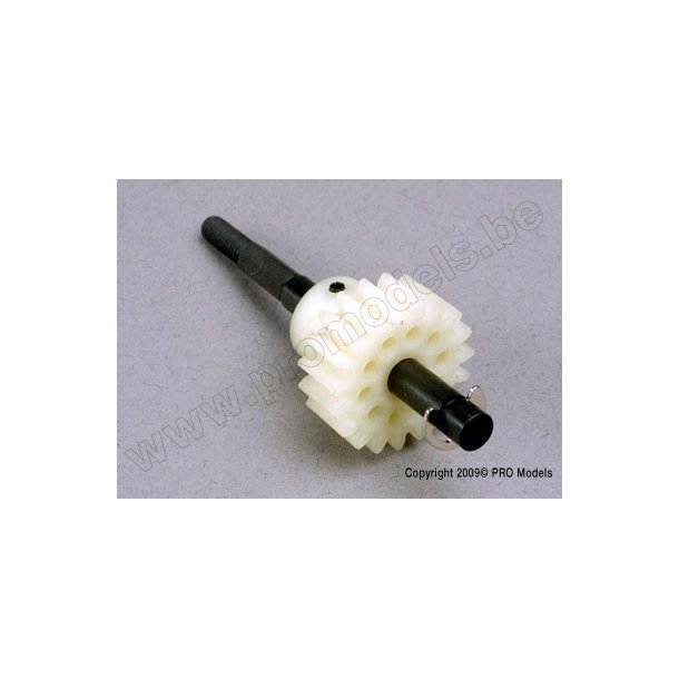 Drive gear, single-speed (19-tooth)/ slipper shaft Traxxas