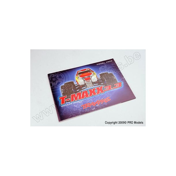 Owners Manual, T-Maxx 3.3 Traxxas