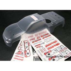 Body, Revo 3.3 (extended chassis) (clear, requires Traxxas