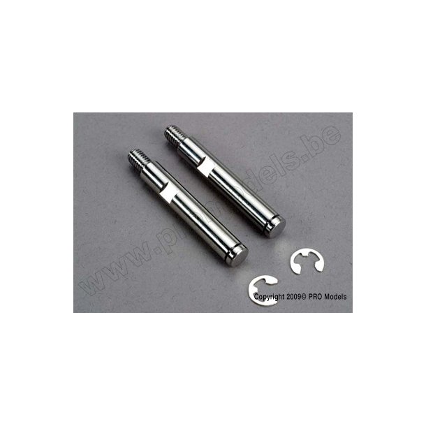 Axle shafts (front)/ E-clips Traxxas