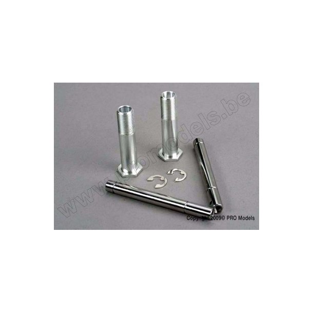 Bellcrank shafts (2)/ E-clips (4) Traxxas