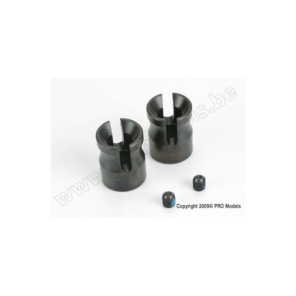 Diff yokes (2) w/ set (set screws Traxxas
