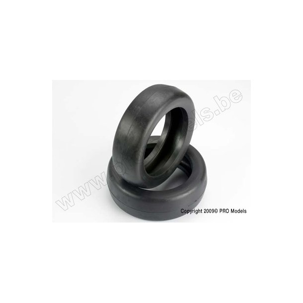 Slick tires (2) (front) Traxxas