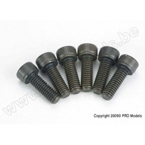 Screws, 4x12mm cap-head machine (6) Traxxas