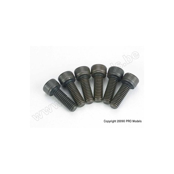 Screws, 4x12mm cap-head machine (6) Traxxas