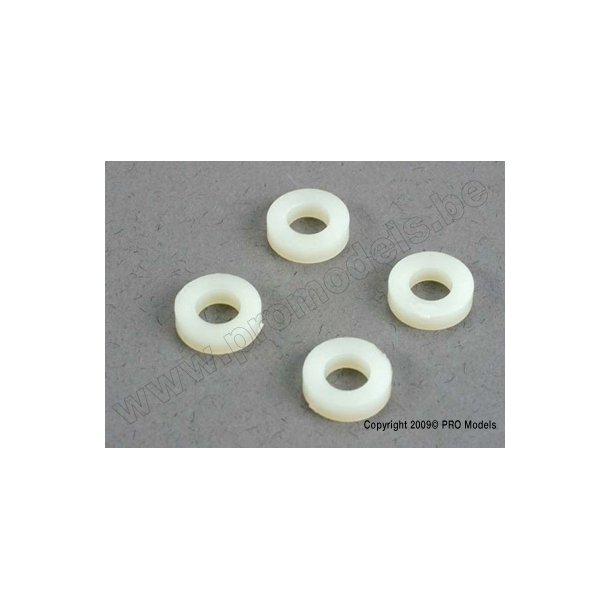 Spacers, plastic, 5x10x2 (Monster Buggy front arms) Traxxas