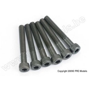 Shoulder Screws, 4x30mm cap-head machine (6) (with 5mm Traxxas