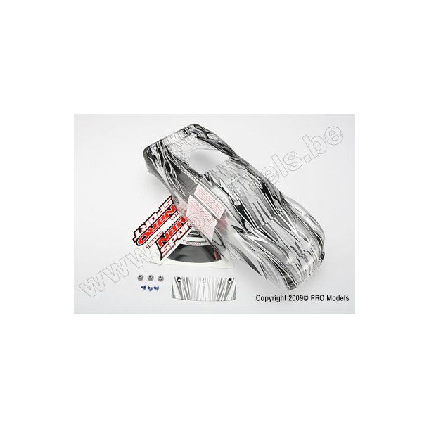 BODY, NITRO SPORT, PROGRAPHIX Traxxas