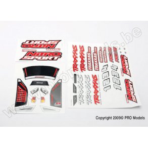 DECAL SHEETS, NITRO SPORT Traxxas
