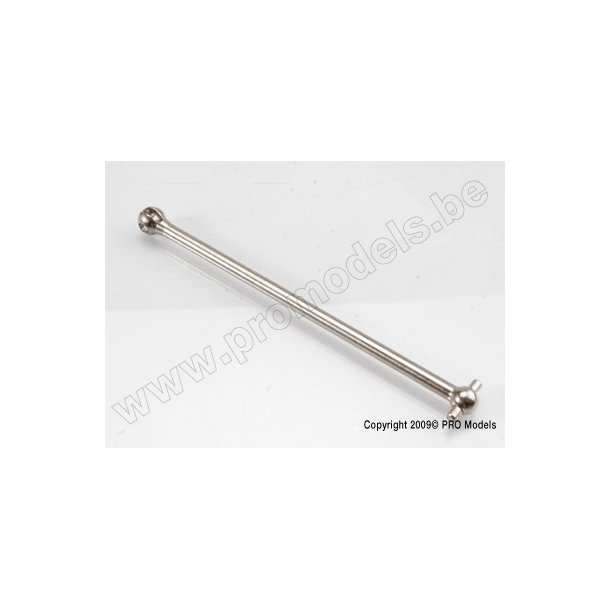 Driveshaft, steel constant-velocity (shaft only, 112mm)/ Traxxas