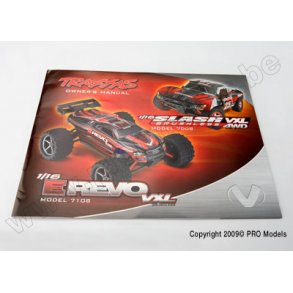 Owners manual, 1/16 E-Revo VXL/ Slash VXL Traxxas