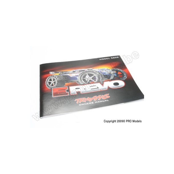 Owners Manual, E-Revo Traxxas