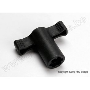 Wheel wrench, splined, 17mm Traxxas
