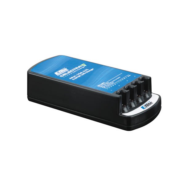 Celectra 4-Port 1-Cell 3.7V 0.3A DC Li-Po Charger E-Flite