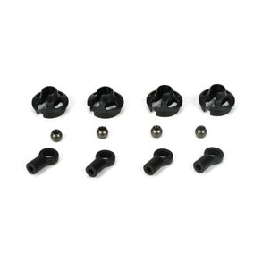 22 Shock End Set with Spring Cups 12mm S