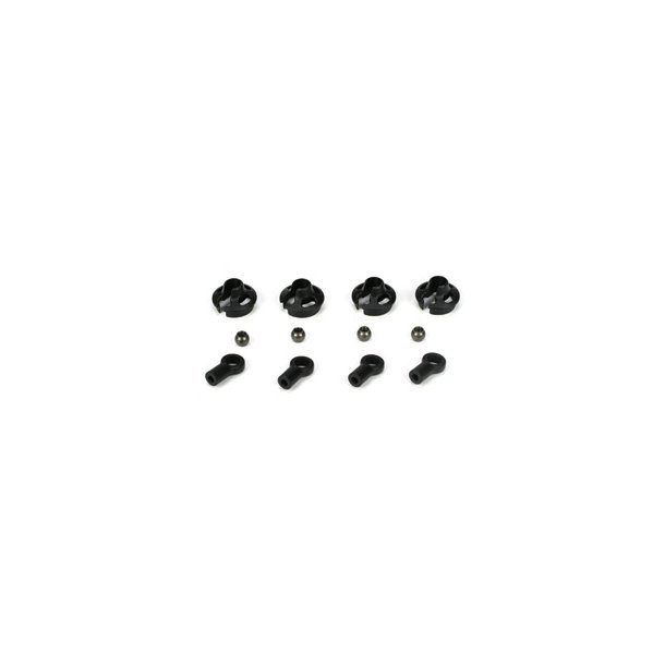 22 Shock End Set with Spring Cups 12mm S