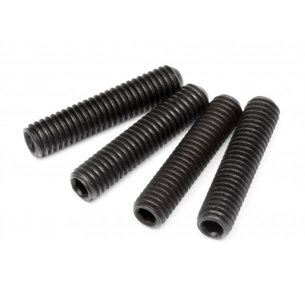 SET SCREW M3x14mm (4pcs) 1.5mm Hex Socket HPI