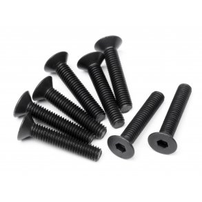 FLAT HEAD SCREW M3x16mm (HEX SOCKET/8pcs HPI