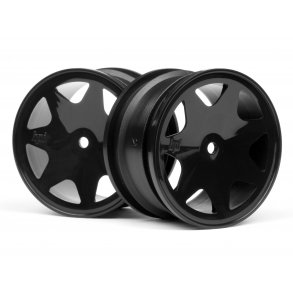 ULTRA 7 WHEELS BLACK 35mm (2pcs) HPI