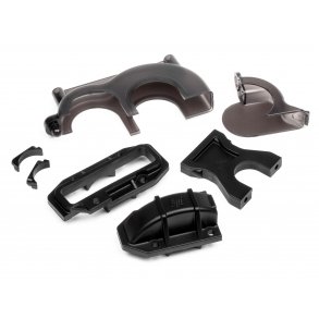 CENTER BULKHEAD/SPUR GEAR COVER SET Cyber 10B HPI