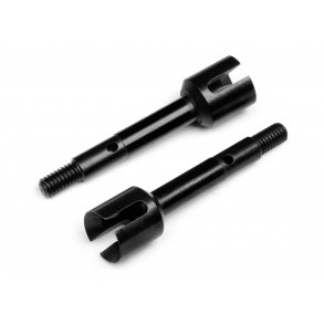 REAR AXLE SHAFT 5x6x42mm (BLACK/2pcs) Cyber 10B HPI