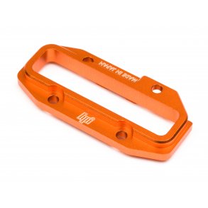 ALUMINIUM UPPER CENTER BULKHEAD (ORANGE) Cyber 10B/Machined HPI