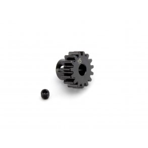 PINION GEAR 15 TOOTH (1M/5mm SHAFT) PINION GEAR 15 TOOTH (1M HPI