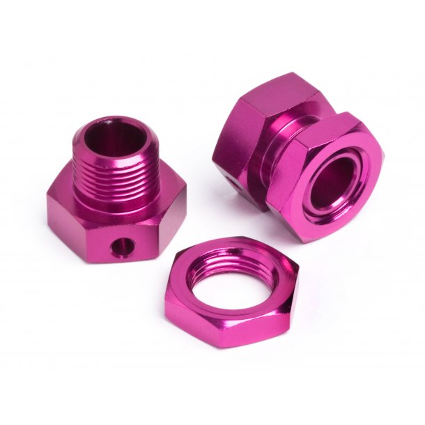 HPI 101123 6.7mm Hex Wheel Adapter Purple Trophy 3.5 HPI