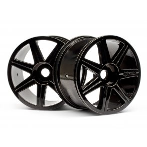 7 Spoke Black Chrome Trophy Truggy Wheel HPI