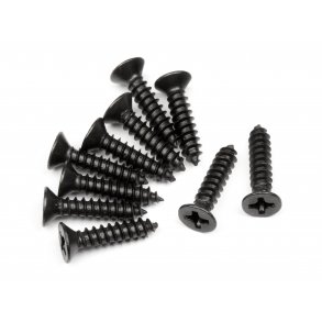 TP. Flat Head Screw M3*14mm (10pcs) HPI