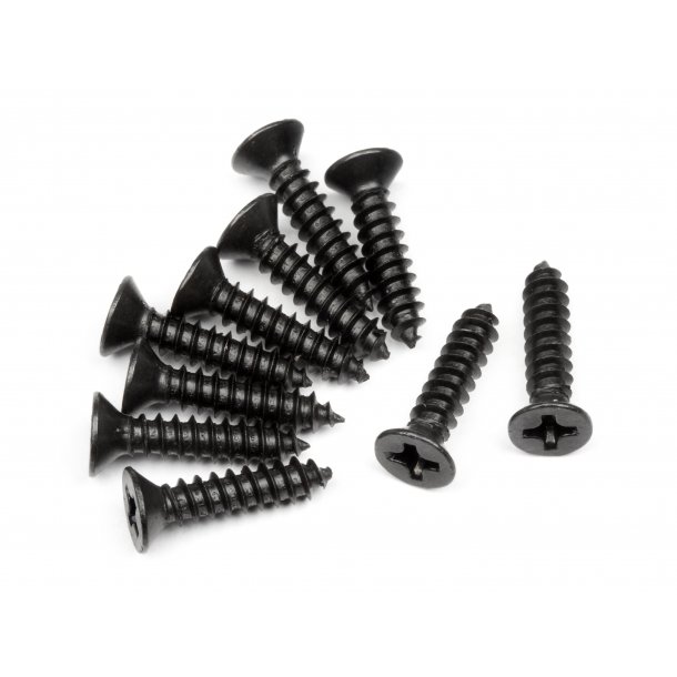 TP. Flat Head Screw M3*14mm (10pcs) HPI
