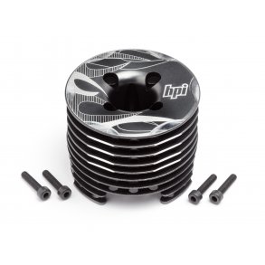 Aluminium Heatsink Head Gunmetal (F3.5 Pro) HPI