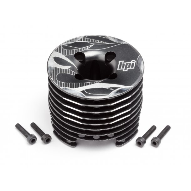 Aluminium Heatsink Head Gunmetal (F3.5 Pro) HPI