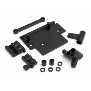 Bullet Flux ESC plate and steering bellcrank HPI