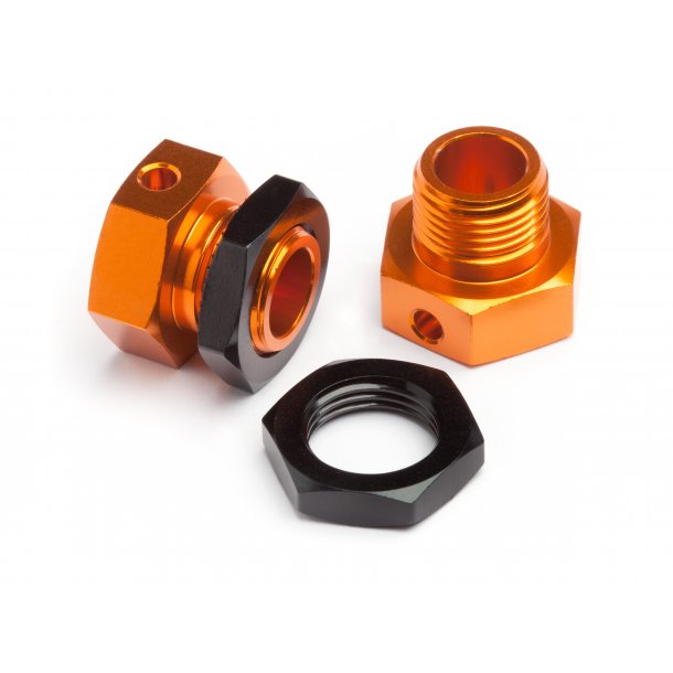 6.7mm Hex Wheel Adapter Trophy Buggy (Orange/Black) HPI