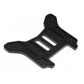 Rear Shock Tower 7075 4mm Black (Trophy Buggy) HPI