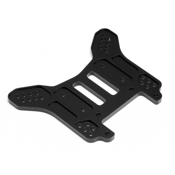 Rear Shock Tower 7075 4mm Black (Trophy Buggy) HPI