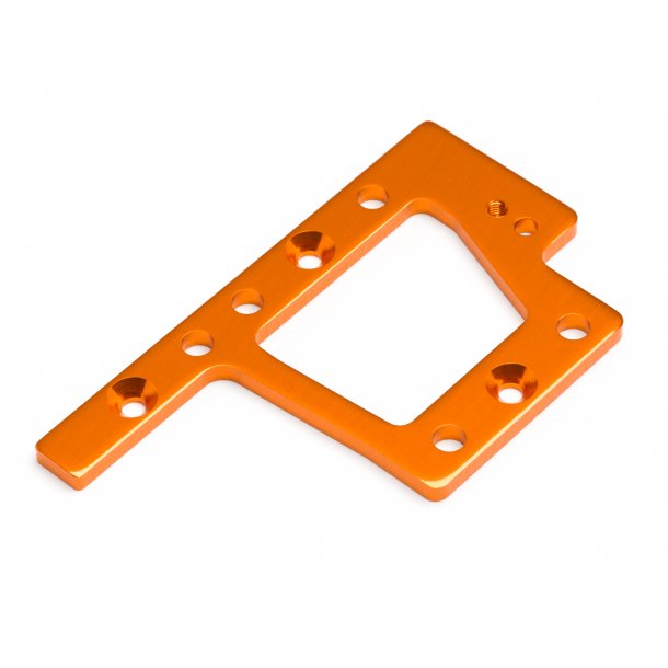 Centre Gearbox Mounting Plate Trophy Truggy Flux (Orange) HPI