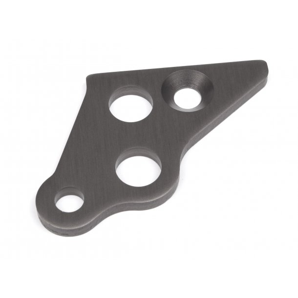 ENGINE MOUNT BRACE (LEFT/GUNMETAL) ENGINE MOUNT BRACE (LEFT/ HPI