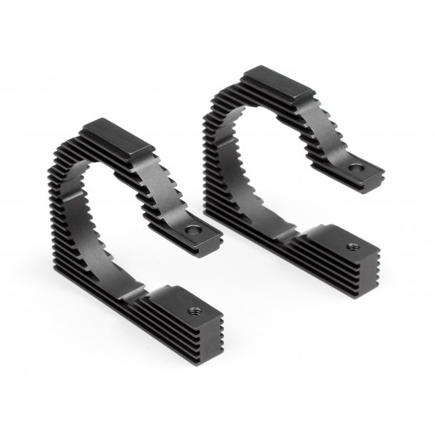 HD HEATSINK MOTOR MOUNT PLATE 10mm (40mm/GRAY) SAVAGE FLUX H HPI