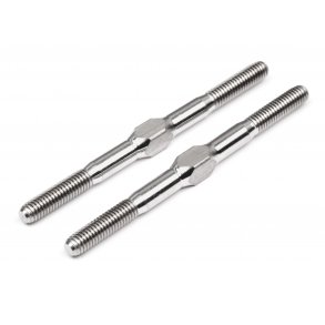 TITANIUM TURNBUCKLE M3x46mm (2pcs) Lightweight and Strong Gr HPI