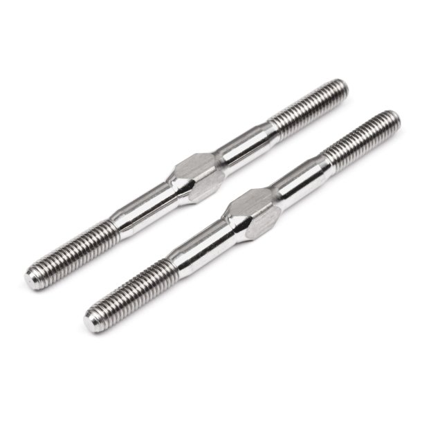 TITANIUM TURNBUCKLE M3x46mm (2pcs) Lightweight and Strong Gr HPI