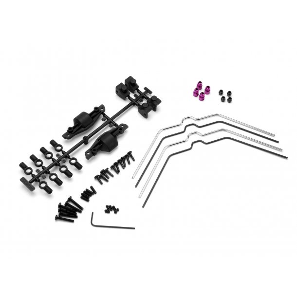 SWAY BAR SET (FRONT/REAR/SAVAGE X) SAVAGE FLUX HP/SAVAGE X & HPI