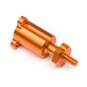 ALUMINUM WHEEL HUB RIGHT (ORANGE) FORMULA TEN HPI