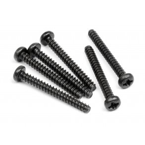 TP. BUTTON HEAD SCREW M3x25mm (6pcs) Phillips Head Screwdriv HPI