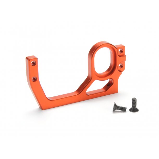 ALUMINIUM MOTOR MOUNT (ORANGE) FORMULA TEN/Machined aluminiu HPI