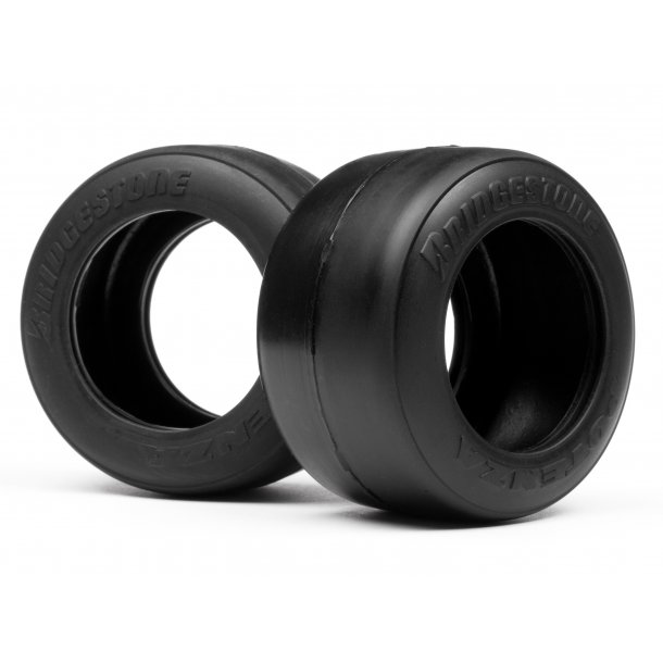 BRIDGESTONE HIGH GRIP FT01 SLICK TYRE M (REAR) FORMULA TEN/B HPI