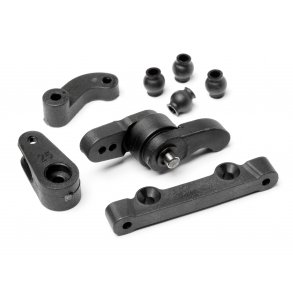 STEERING ARM / SERVO SAVER SET MINI TROPHY HPI