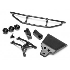 FRONT SKID PLATE/BUMPER SET MINI-TROPHY HPI